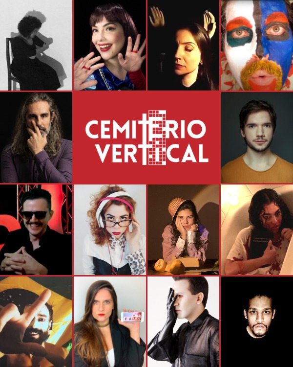 Hoje tem o experimento cênico online 'Cemitério Vertical', com Rebecca Loise