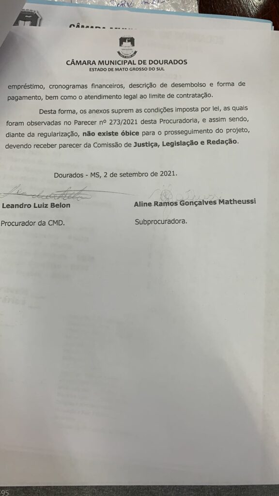 Laudir e Alan recuam, juntam documentos e Câmara autoriza empréstimo de U$ 40 milhões