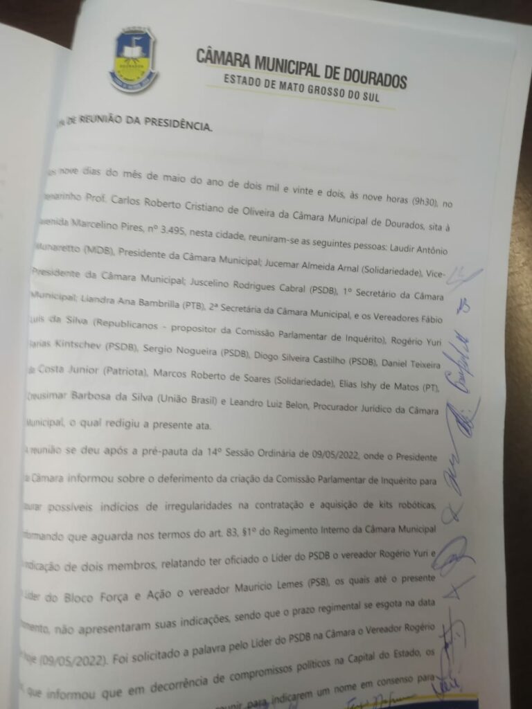 CPI da Robótica: resguardado pelo Regimento Interno, Laudir designa Cemar na relatoria  