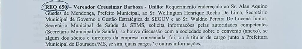 Convênio de 10 anos celebrado entre Prefeitura e Unifron é questionado na Câmara Convênio de 10 anos celebrado entre Prefeitura e Unifron é questionado na Câmara