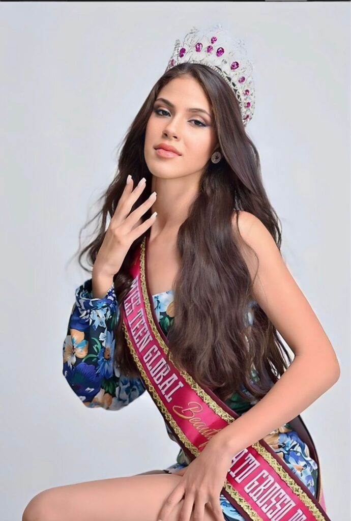 Heloá Nantes, de MS, fica em 4º lugar no Miss Teen Global Beauty Brasil realizado no Rio