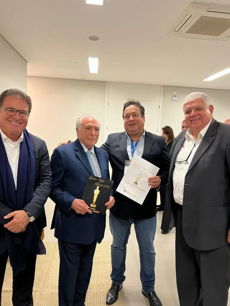 Golden Night Brasil: Troféu Michel Temer será entregue em março, em Camboriú-SC Golden Night Brasil: Troféu Michel Temer será entregue em março, em Camboriú-SC