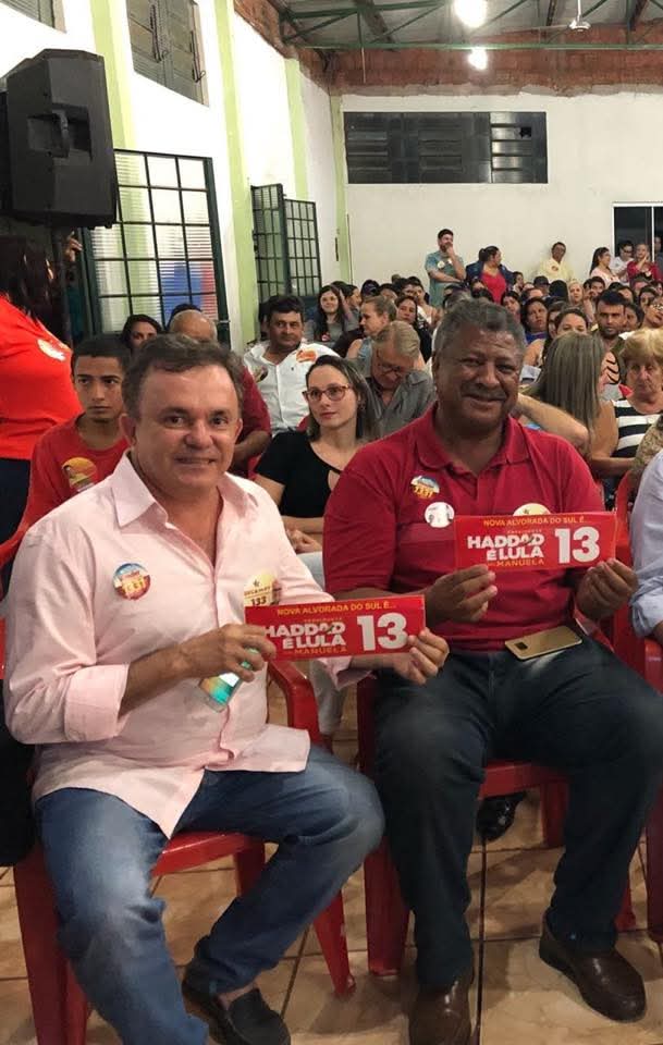 João Grandão será o vice de Rosa Dantas no Diretório Municipal do PT João Grandão será o vice de Rosa Dantas no Diretório Municipal do PT