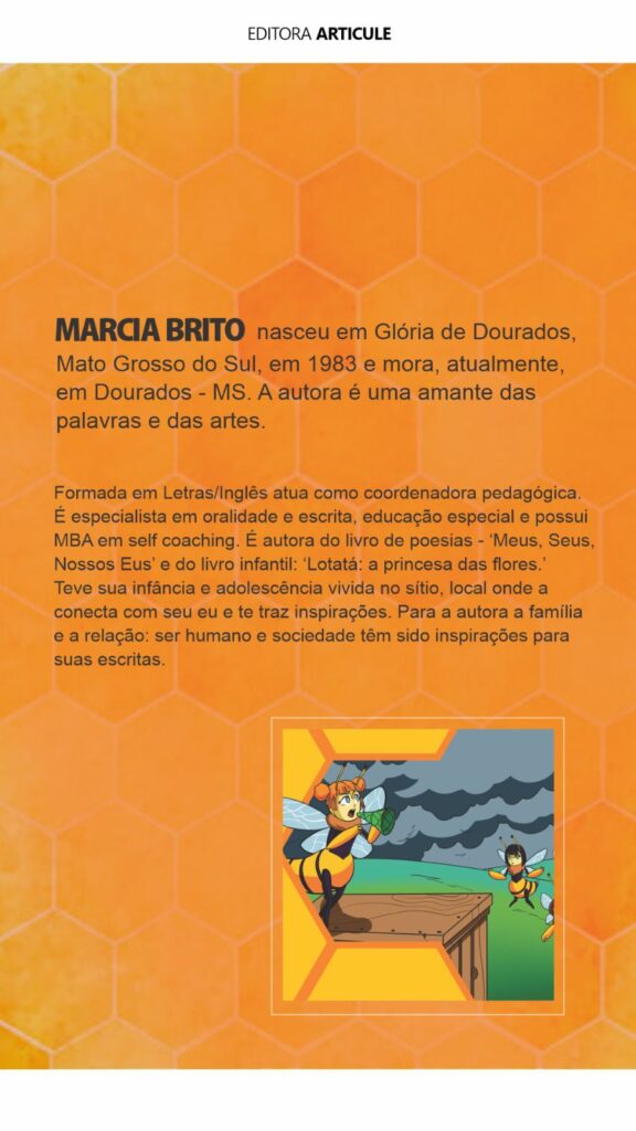 Marcia Brito, lança 'A Abelhinha Zabeia' na Bienal do RJ e recebe Prêmio Carioca Excelência Literária