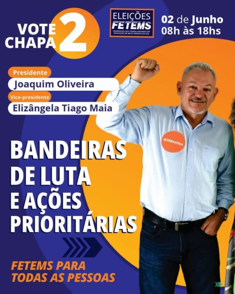 Educadores nas Urnas: Chapa mudancista para a Fetems começa a divulgar propostas Educadores nas Urnas: Chapa mudancista para a Fetems começa a divulgar propostas