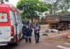 Dourados: ciclista morre após ser atropelado por caminhão na região central