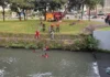 Mulher morre após cair com carro em lago do Parque Ecológico 