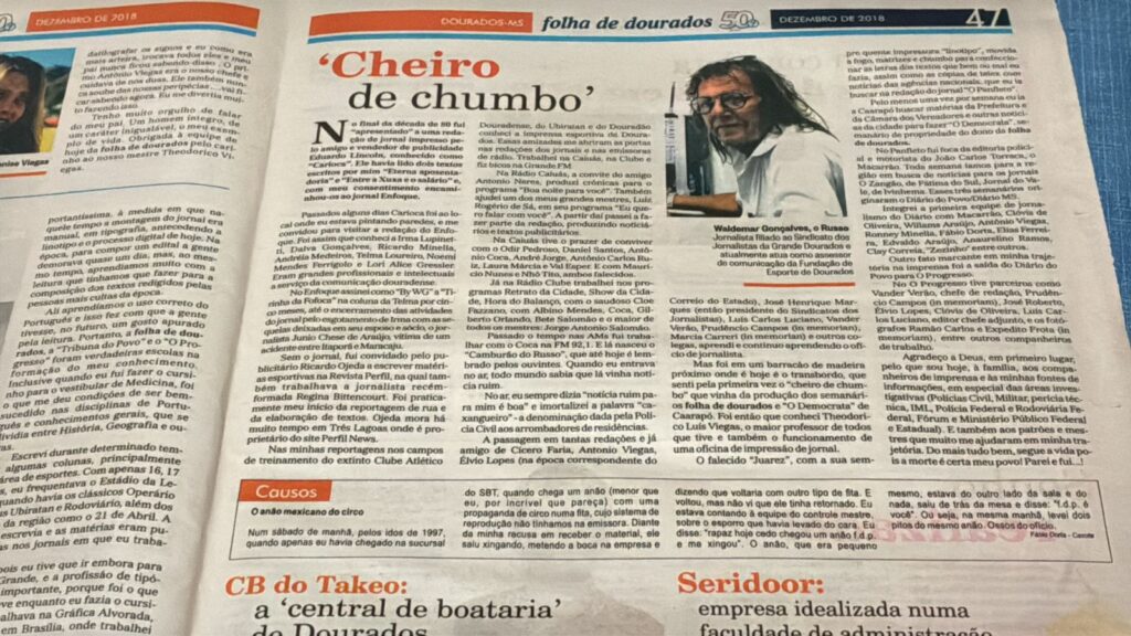 Jornalista Waldemar Gonçalves Russo é encontrado morto na tarde deste sábado Jornalista Waldemar Gonçalves Russo é encontrado morto na tarde deste sábado