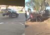 Caminhonete 'decola' em lombada e acidente termina com feridos; (vídeo)