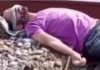 Homem deita em trilho e espera trem passar sobre ele em suposto desafio da internet