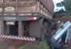 Homem morre em acidente envolvendo carro parado e carreta na MS-134