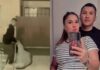 (Vídeo) Mulher é encontrada morta e câmera flagra marido arrastando saco suspeito