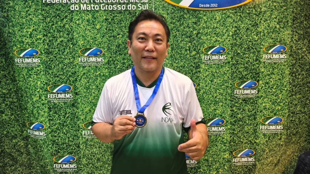 Depois de pódio em Liga, Indaiá firma parceria para fortalecer futebol de mesa em Dourados Depois de pódio em Liga, Indaiá firma parceria para fortalecer futebol de mesa em Dourados