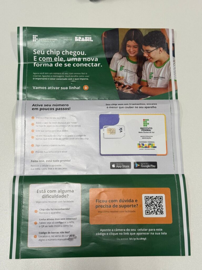 IFMS Campo Grande: parceria com Vander Loubet garante conectividade grátis no celular de estudantes