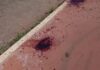 (Vídeo) Fronteira: rastro de sangue com nome escrito intriga moradores