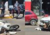 Motociclista em ponto cego é atingido por carro e tem fratura exposta em MS