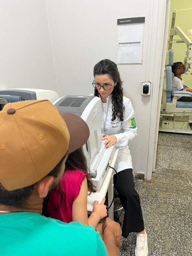 Projeto Olhos do Futuro participa de mutirão no HU-UFGD e amplia acesso à saúde ocular infantil