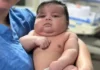 Secretaria de Saúde investiga parto normal de bebê gigante que nasceu com 6,5 kg