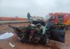 BR-163: 2 pessoas morrem e 2 ficam feridas em colisão entre carreta e carro