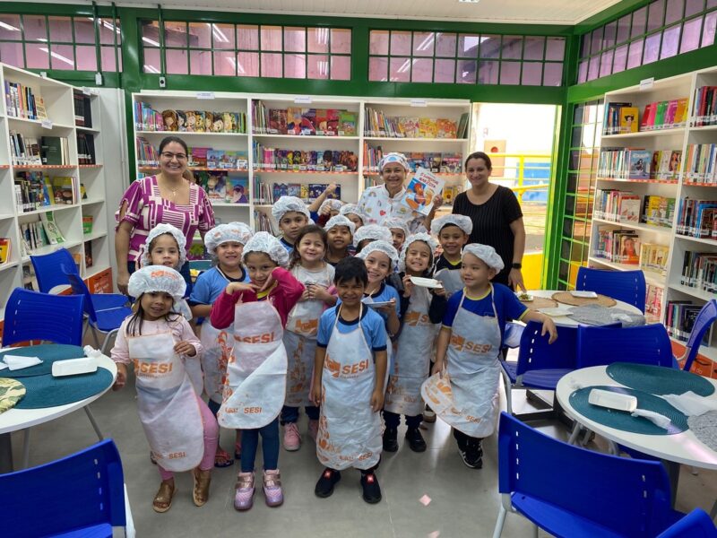 Prefeitura incentiva leitura e criatividade para crianças da Reme em parceria com o Sesi 