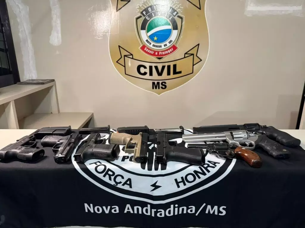 Pai e filho especialistas em furtos de luxo são presos e arsenal é recuperado em MS Pai e filho especialistas em furtos de luxo são presos e arsenal é recuperado em MS