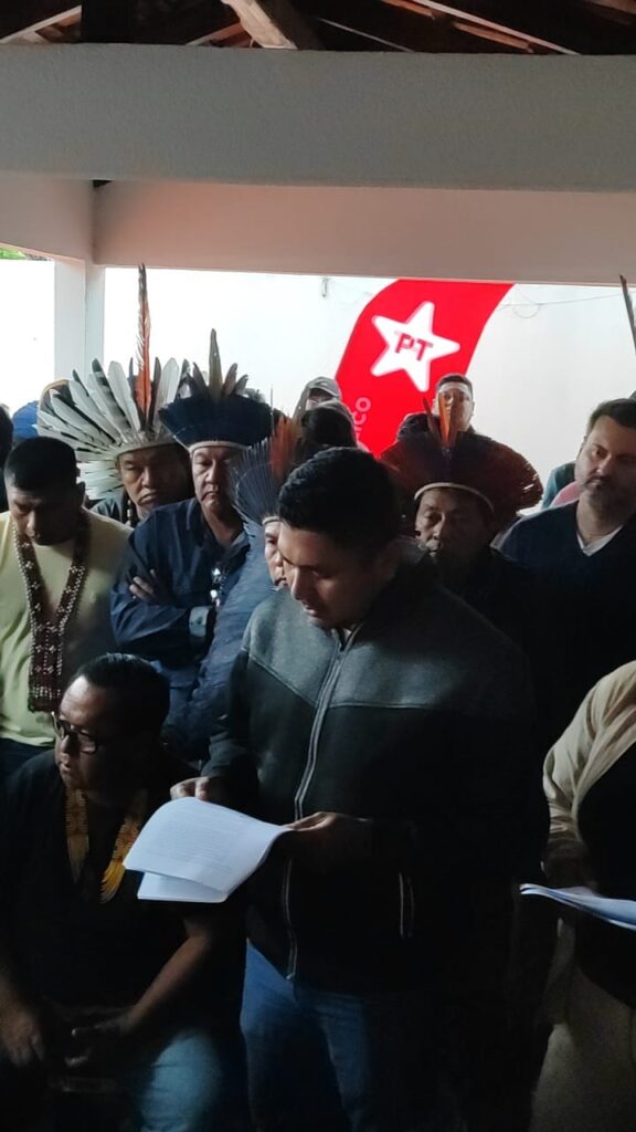 Lideranças pedem intervenção no Ministério dos Povos Indígenas, com demissão de Eloy Terena Lideranças pedem intervenção no Ministério dos Povos Indígenas, com demissão de Eloy Terena