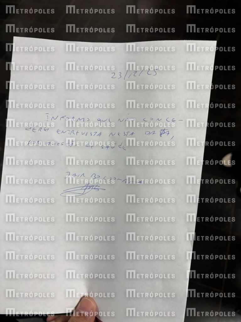 Bolsonaro cancela entrevista ao Metrópoles e alega problemas de saúde