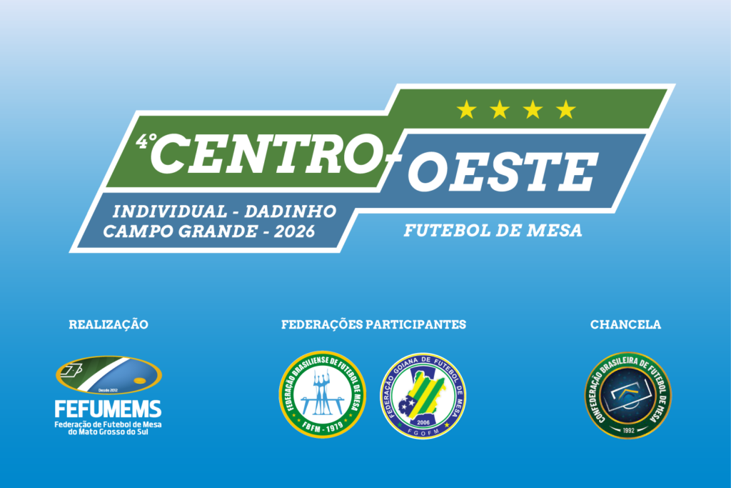 Campo Grande vai sediar 4º Torneio Centro-Oeste de futebol de mesa - regra Dadinho