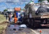 Homem morre em batida entre caminhão e carreta na BR-158, em MS