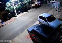 (Vídeo) Câmera registra perseguição e acidente com morte em Maracaju