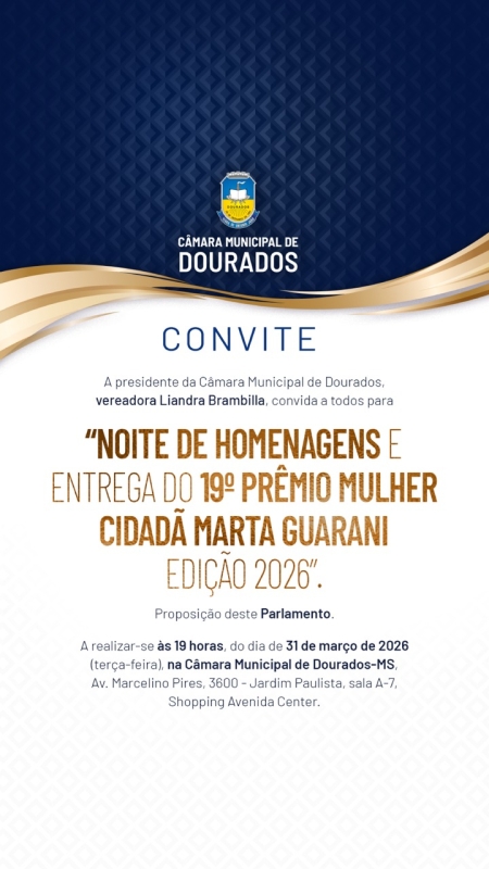 Liderança indígena recebe da Câmara de Vereadores o Prêmio Marta Guarani 2026 Liderança indígena recebe da Câmara de Vereadores o Prêmio Marta Guarani 2026
