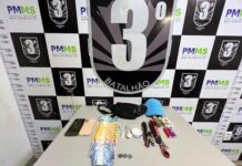 Dupla é presa com drogas após perseguição policial no Jardim Central, em Dourados