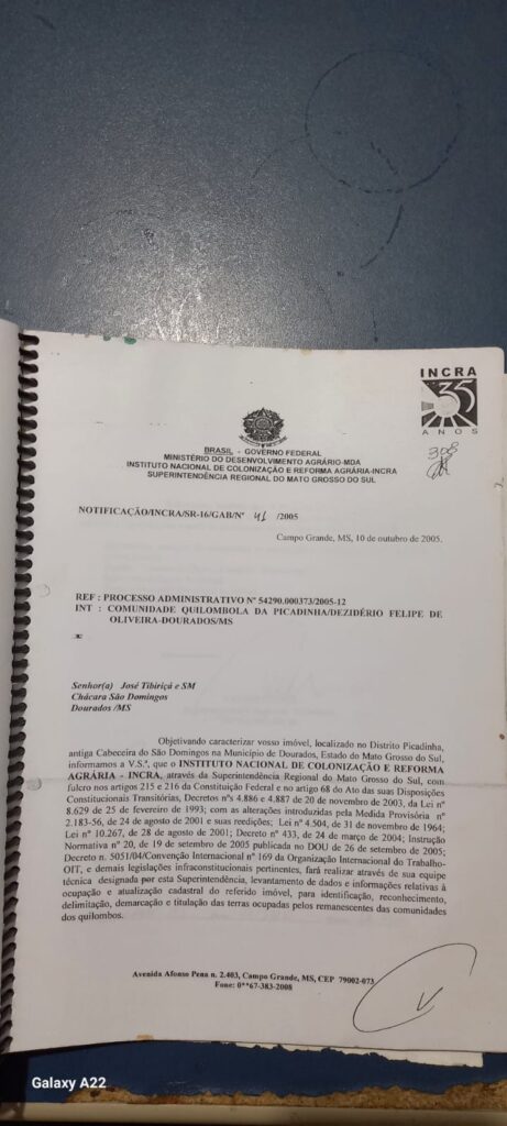 'Processo administrativo número 54290.00073/2005-12', por José Tibiriçá Martins Ferreira