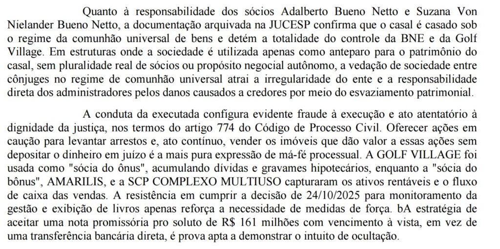 Eduardo Bottura e o ‘Fantástico’: Justiça declara indisponibilidade dos bens da família Bueno Netto