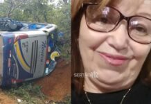Idosa alagoana morre em trágico acidente com ônibus 