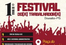 Festival do(a) Trabalhador(a) reúne cultura, lazer e mobilização social em Dourados no 1º de Maio