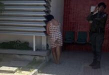 Mulher mata madrasta, esfaqueia filho da vítima com peixeira e é presa