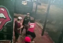 Homem tenta matar rival a garrafadas em frente a distribuidora