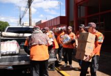 Em 20 dias, comitê emergencial já arrecadou mais de uma tonelada de alimentos para a Reserva Indígena