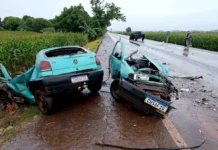 Acidente na BR-376 deixa um morto e dois feridos entre Fátima do Sul e Dourados