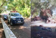 Cadáver em decomposição é encontrado por pescador em córrego em MS
