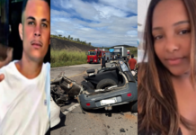 Carro que partiu ao meio era de suspeito de matar namorada horas antes