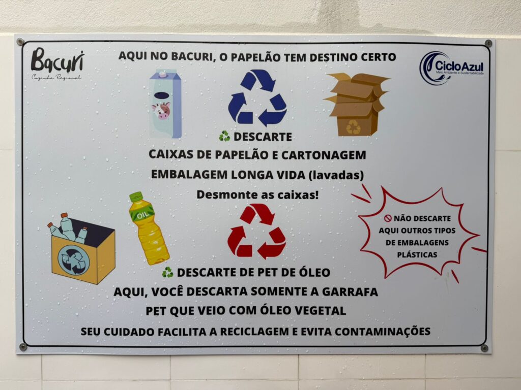 Bacuri Cozinha Regional é o primeiro restaurante com certificação Lixo Zero em Mato Grosso do Sul Bacuri Cozinha Regional é o primeiro restaurante com certificação Lixo Zero em Mato Grosso do Sul