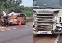 MS: identificado motorista que morreu em grave acidente entre carro e carreta na BR-163