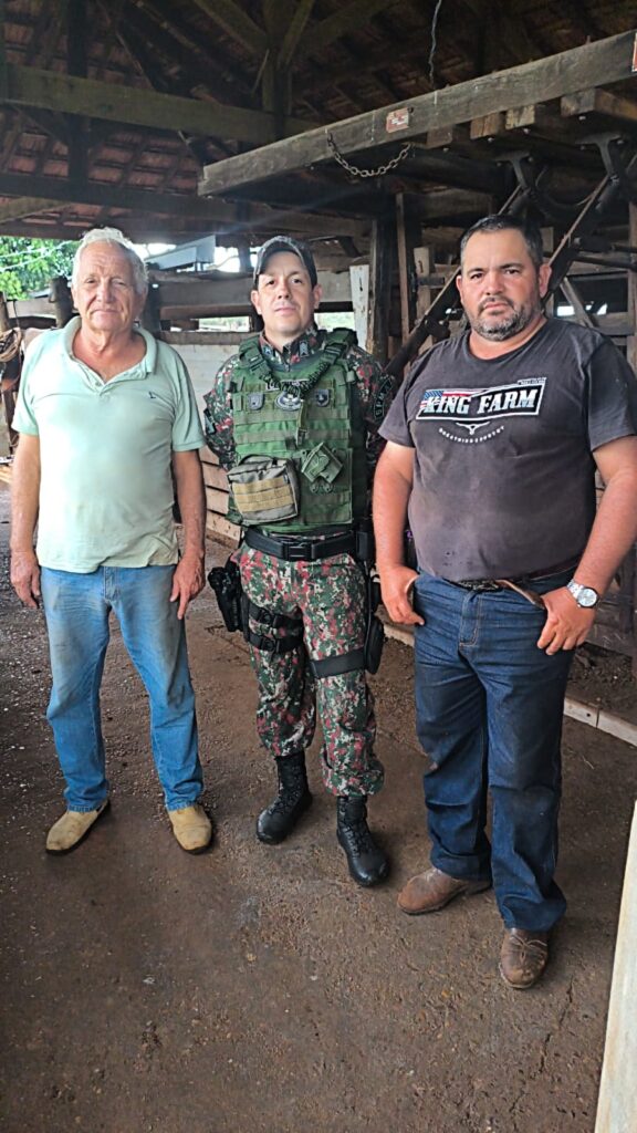 Operação Prolepse: PM de Três Lagoas realiza visita técnica preventiva na Zona Rural