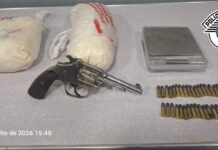 Homem é preso por violência doméstica, tráfico de drogas e posse irregular de arma