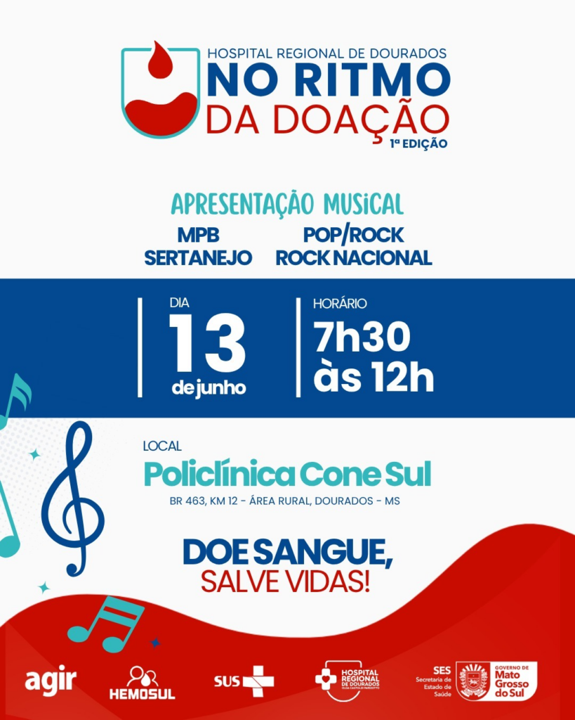 1ª Edição do HRD no Ritmo da Doação une música e solidariedade para incentivar doação de sangue