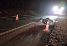 Motociclista morre após queda seguida de atropelamento em rodovia