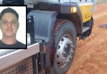 Trabalhador morre atropelado por caminhão-pipa em obra de terraplanagem