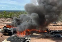 Campo Grande: Avião cai durante tentativa de pouso e explode na manhã de hoje